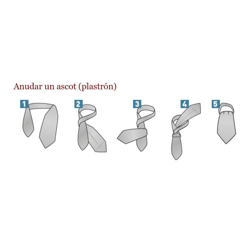 Set Corbata Ascot, Pañuelo Y Colleras Seda Lujo Hi-tie Color