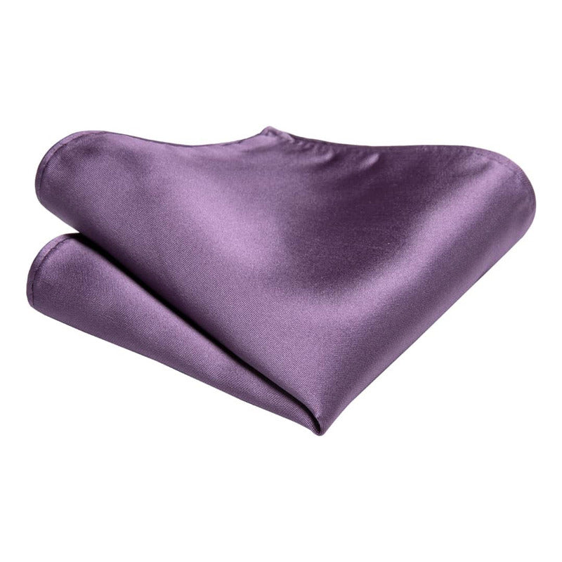 Set Corbata, Pañuelo Y Colleras Seda Lujo Hi-tie Mod Liso