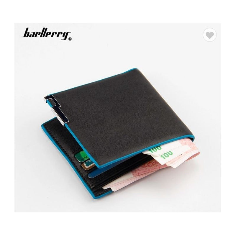Billetera Hombre De Cuero Pu Baellerry Mod. Bluse