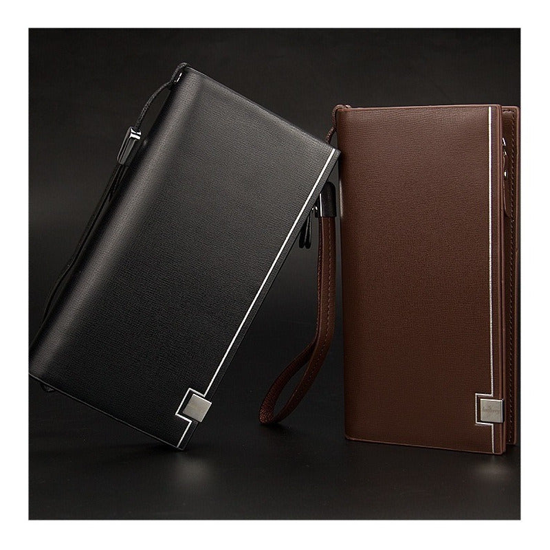 Chequera Hombre De Cuero Pu Baellerry Mod. Dustin