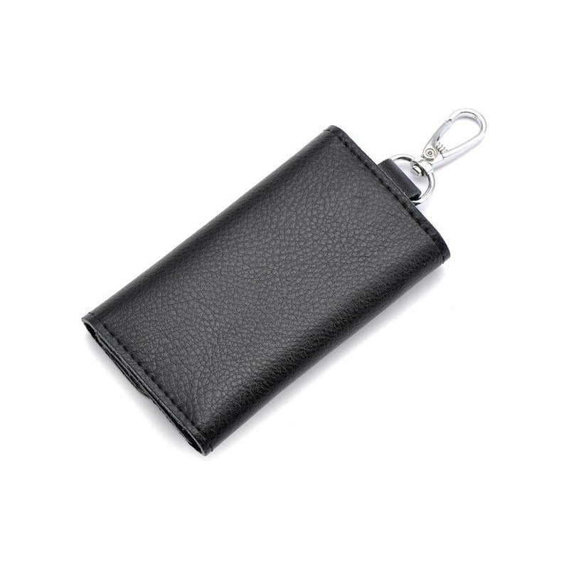 Estuche Portallaves Elegante Llavero Cuero Genuino Mod. Liss