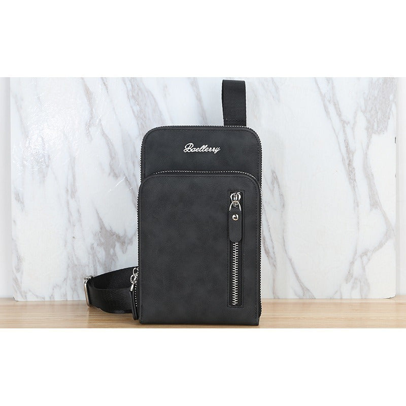 Bolso Pequeño Tipo Banano Cuero Pu Baellerry Mod. Stan