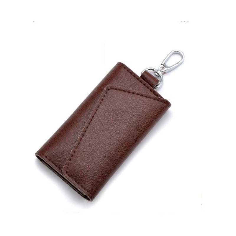 Estuche Portallaves Elegante Llavero Cuero Genuino Mod. Liss