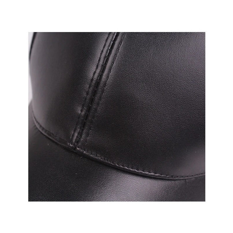 Gorra Estilo Jockey Unisex Cuero Pu Mod. Baseball