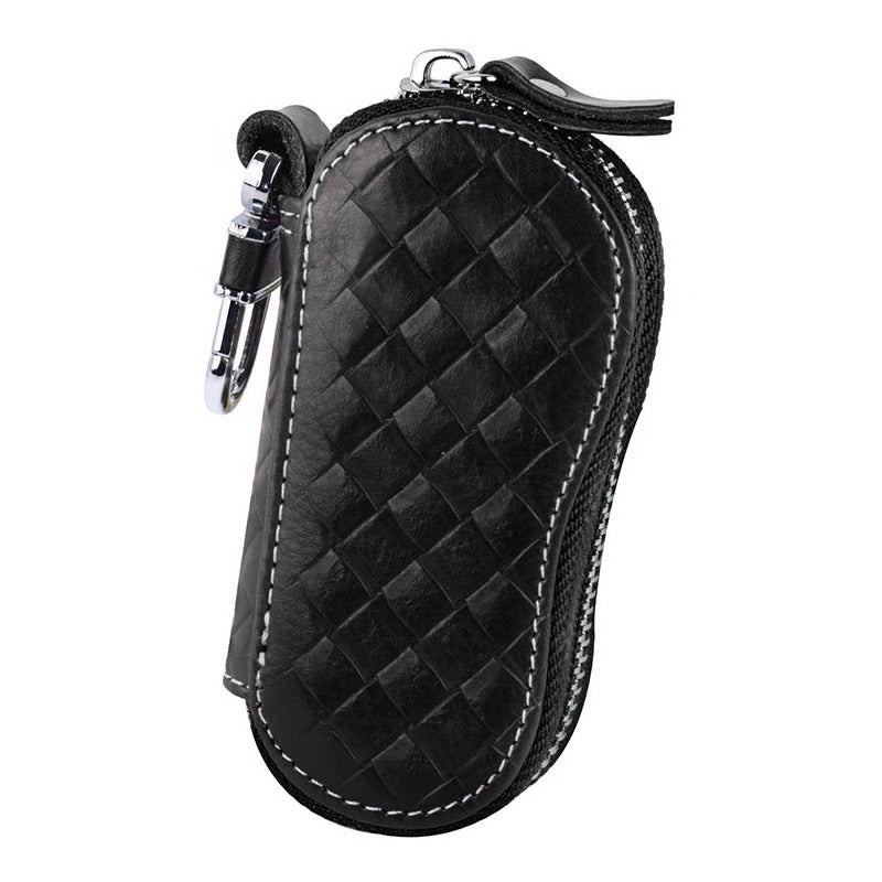 Estuche Porta Llaves Llavero De Cuero Genuino Mod. Guitar