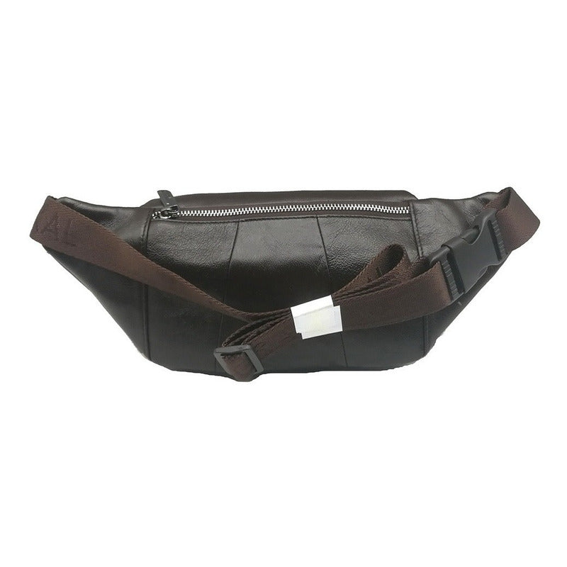 Banano Amplio Cuero Genuino Norbinus Unisex Mod. Double
