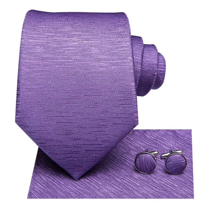 Set Corbata Pañuelo Y Colleras Seda Lujo Hi-tie Mod Jaspeado