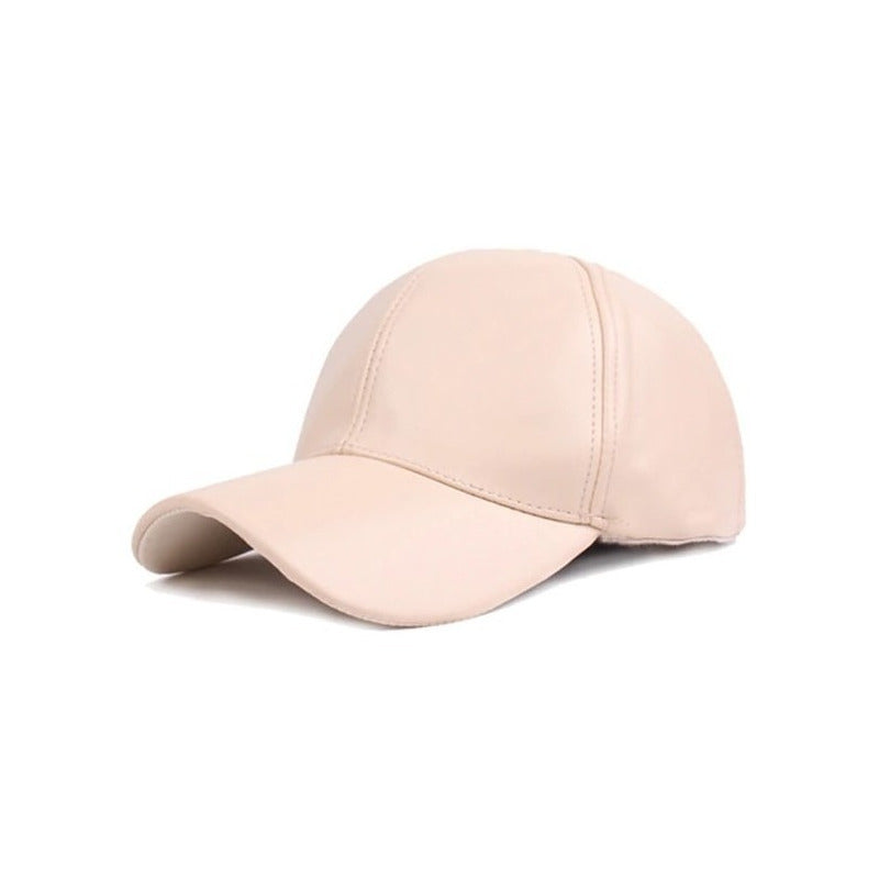 Gorra Estilo Jockey Unisex Cuero Pu Mod. Baseball