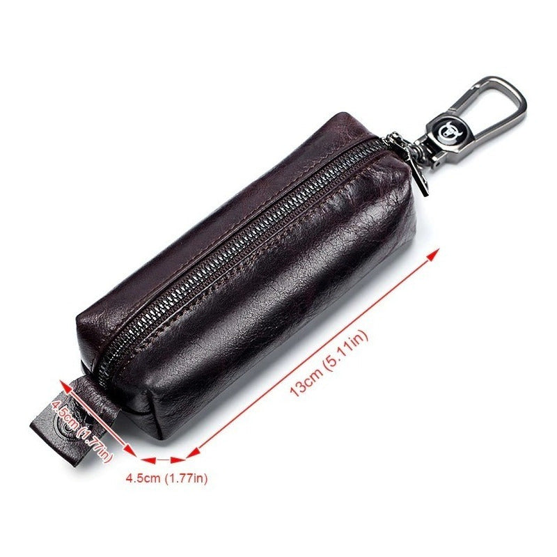 Estuche Llavero Bull Captain De Cuero Genuino Mod. Whale