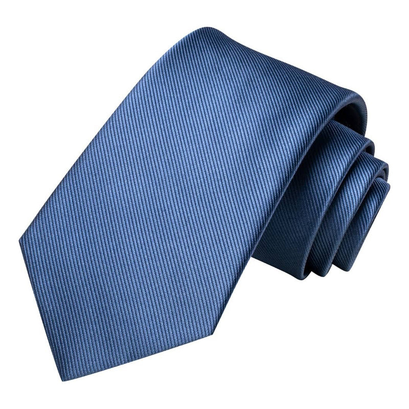 Set Corbata, Pañuelo Y Colleras Seda Lujo Hi-tie Mod Liso