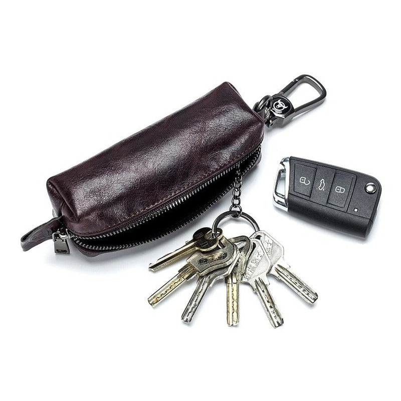 Estuche Llavero Bull Captain De Cuero Genuino Mod. Whale