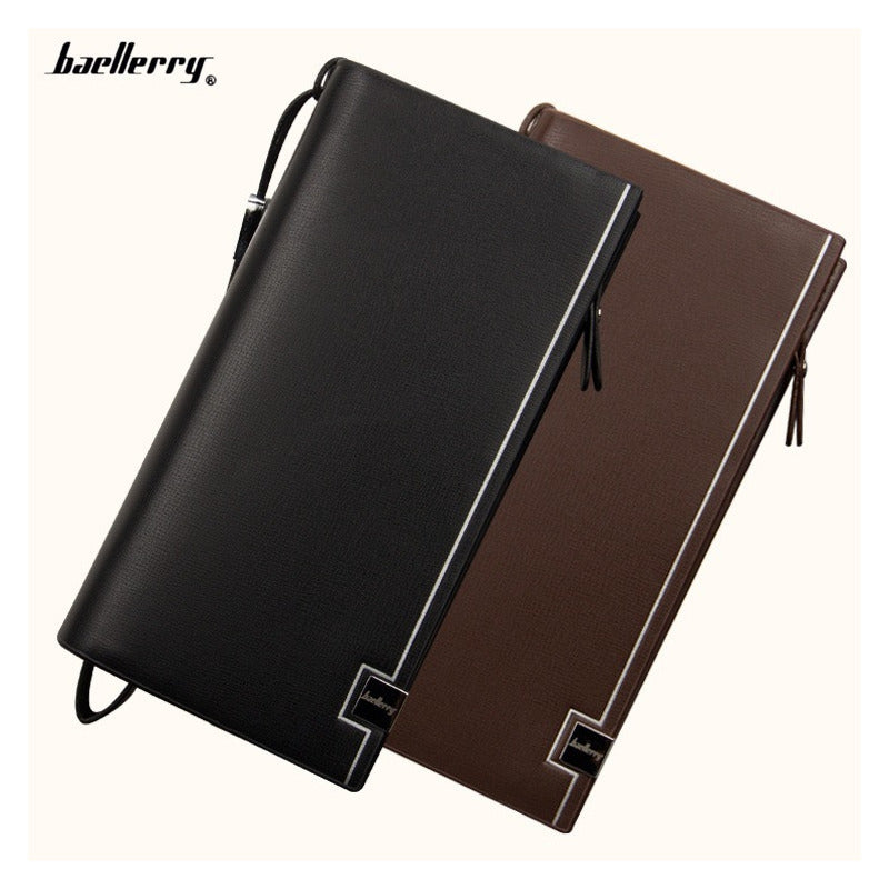 Chequera Hombre De Cuero Pu Baellerry Mod. Dustin