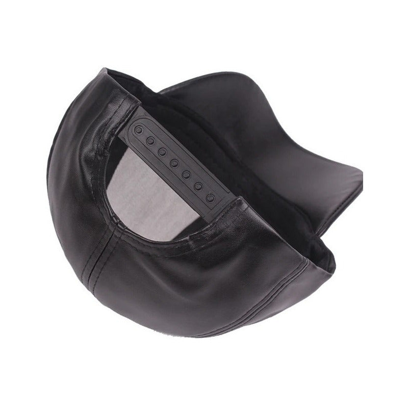Gorra Estilo Jockey Unisex Cuero Pu Mod. Baseball