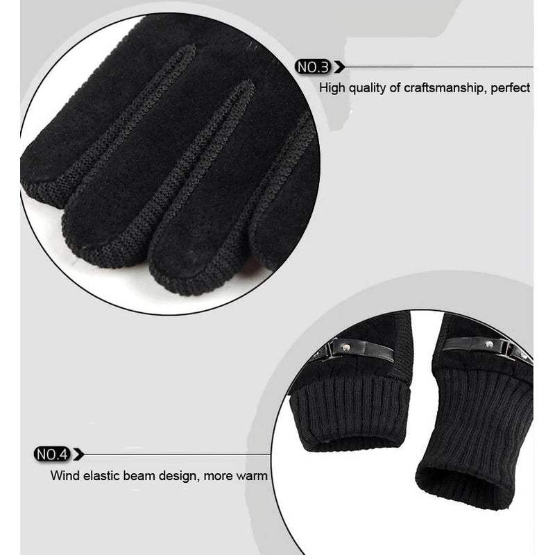 Guantes Hombre Invierno Piel De Cerdo Laspezia Mod. Tyron