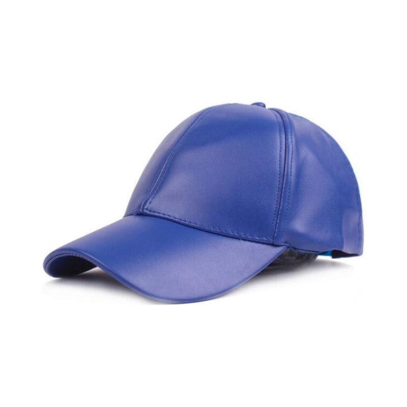 Gorra Estilo Jockey Unisex Cuero Pu Mod. Baseball
