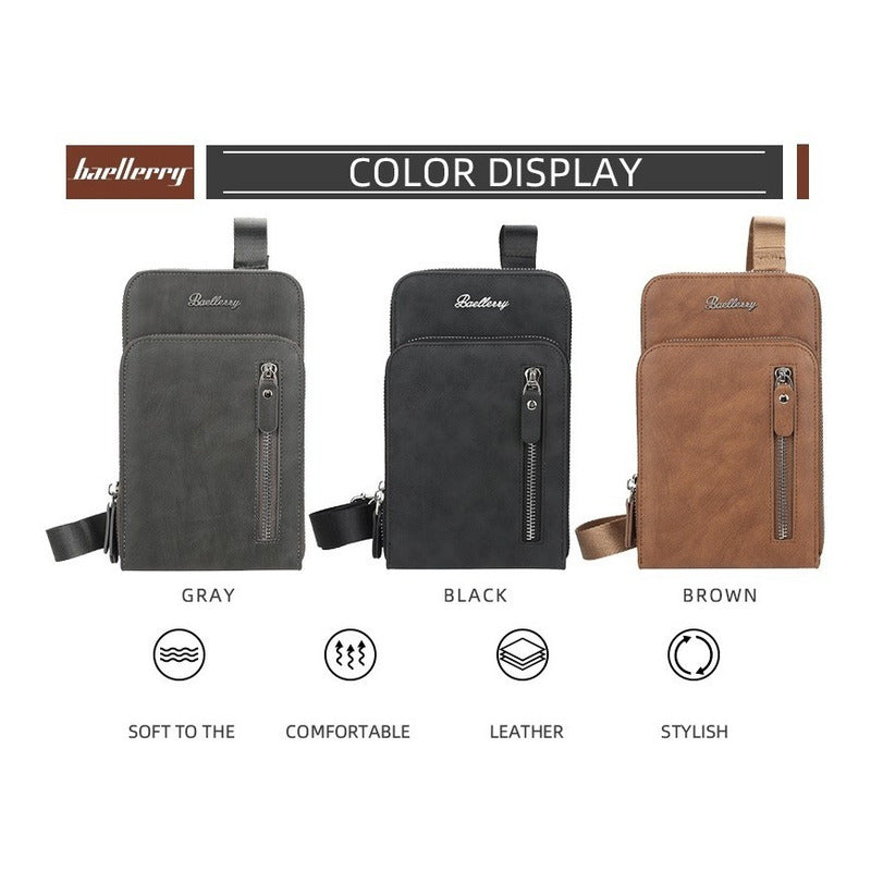 Bolso Pequeño Tipo Banano Cuero Pu Baellerry Mod. Stan