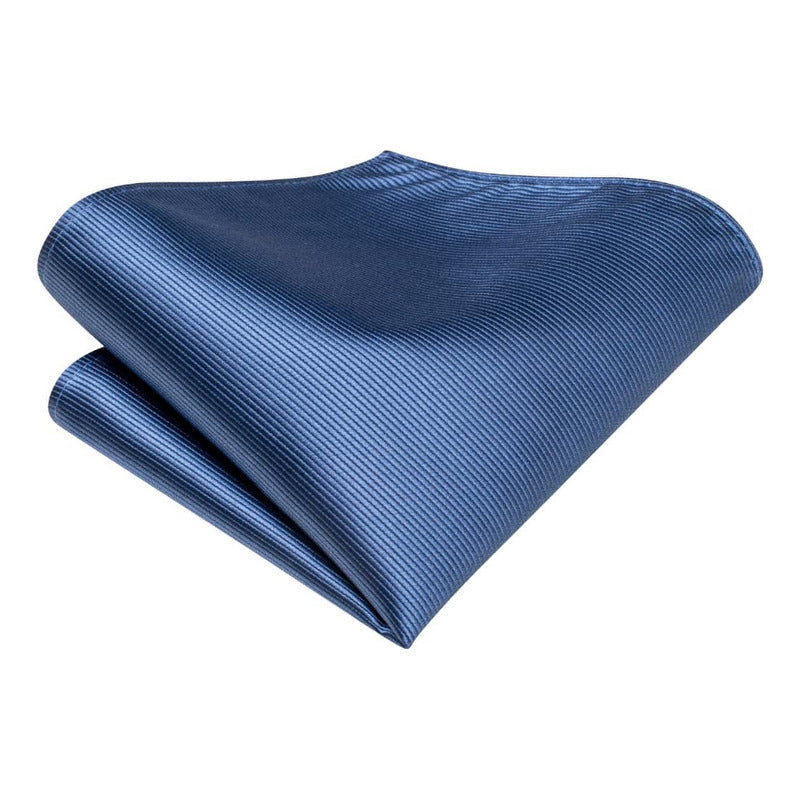 Set Corbata, Pañuelo Y Colleras Seda Lujo Hi-tie Mod Liso
