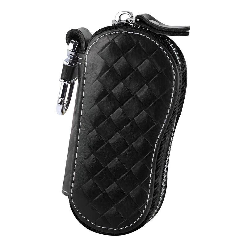 Estuche Porta Llaves Llavero De Cuero Genuino Mod. Guitar