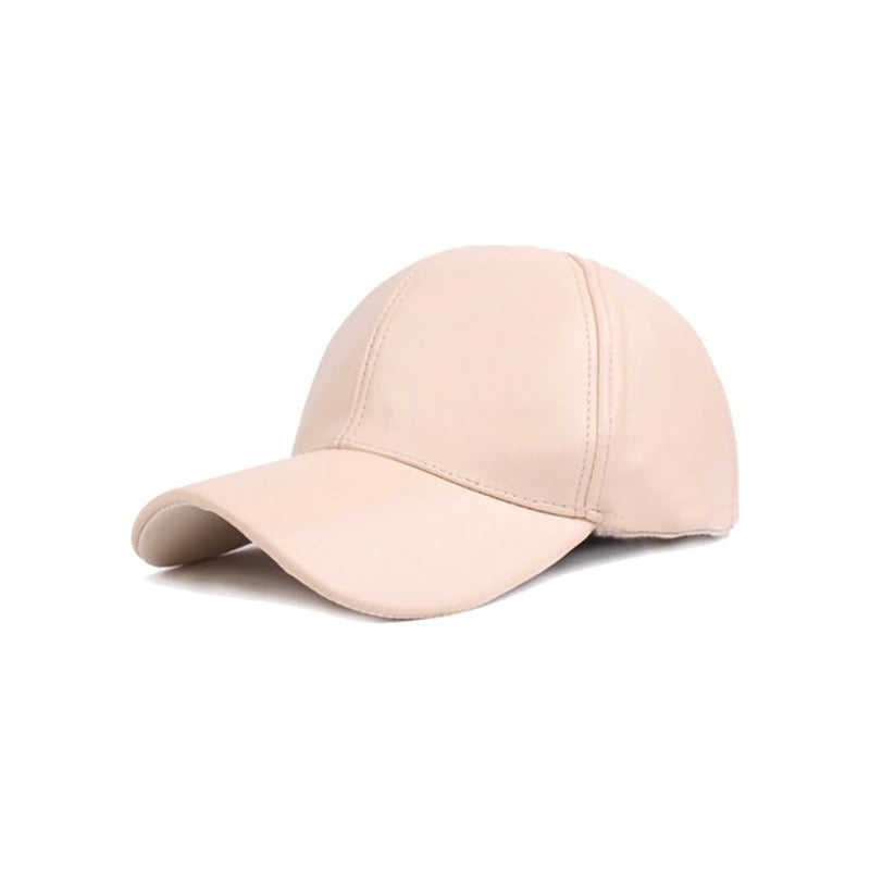 Gorra Estilo Jockey Unisex Cuero Pu Mod. Baseball