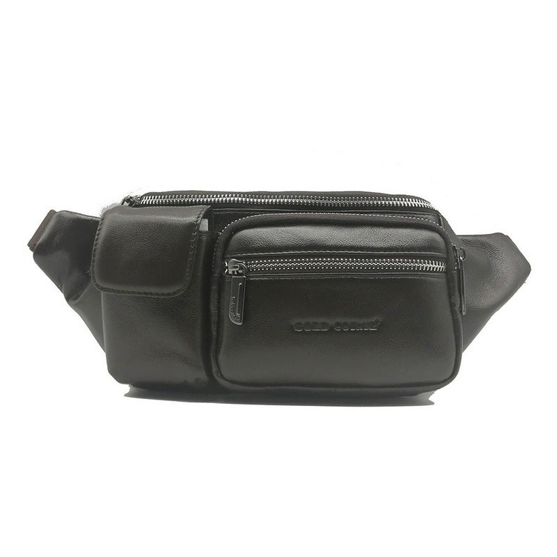 Banano Amplio Cuero Genuino Norbinus Unisex Mod. Double