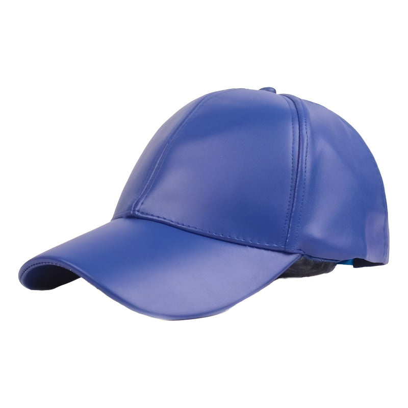 Gorra Estilo Jockey Unisex Cuero Pu Mod. Baseball
