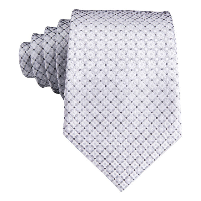 Set Corbata, Pañuelo Y Colleras Seda Lujo Hi-tie Mod Patron