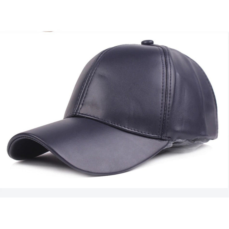 Gorra Estilo Jockey Unisex Cuero Pu Mod. Baseball