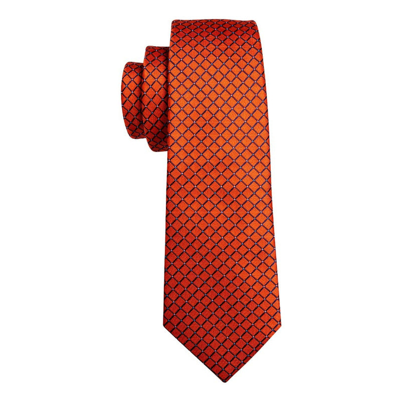 Set Corbata, Pañuelo Y Colleras Seda Lujo Hi-tie Mod Patron
