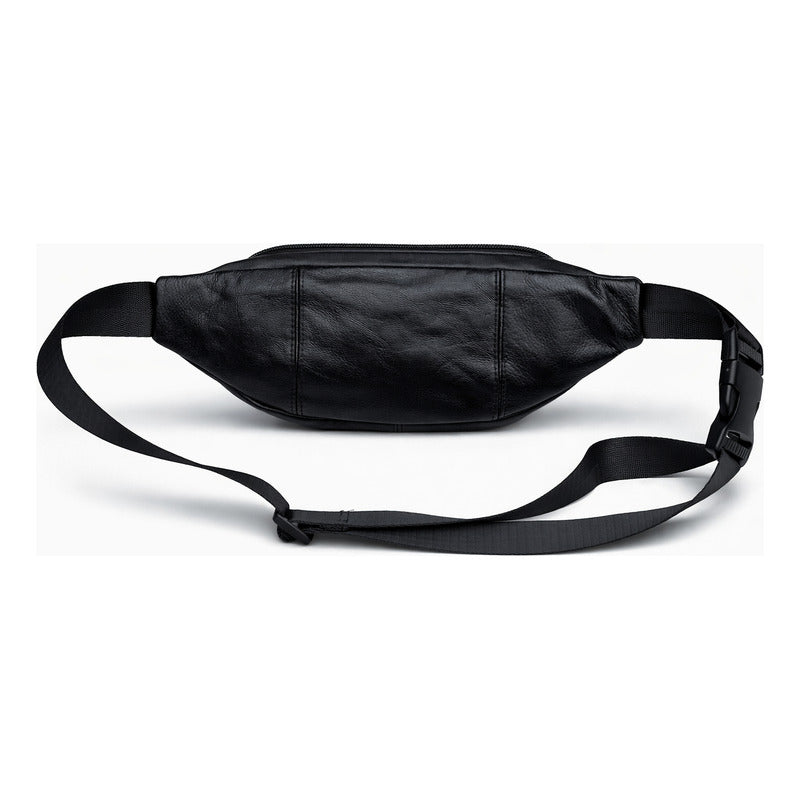 Banano Riñonera De Cuero Genuino Luxher Unisex Mod. Caoba