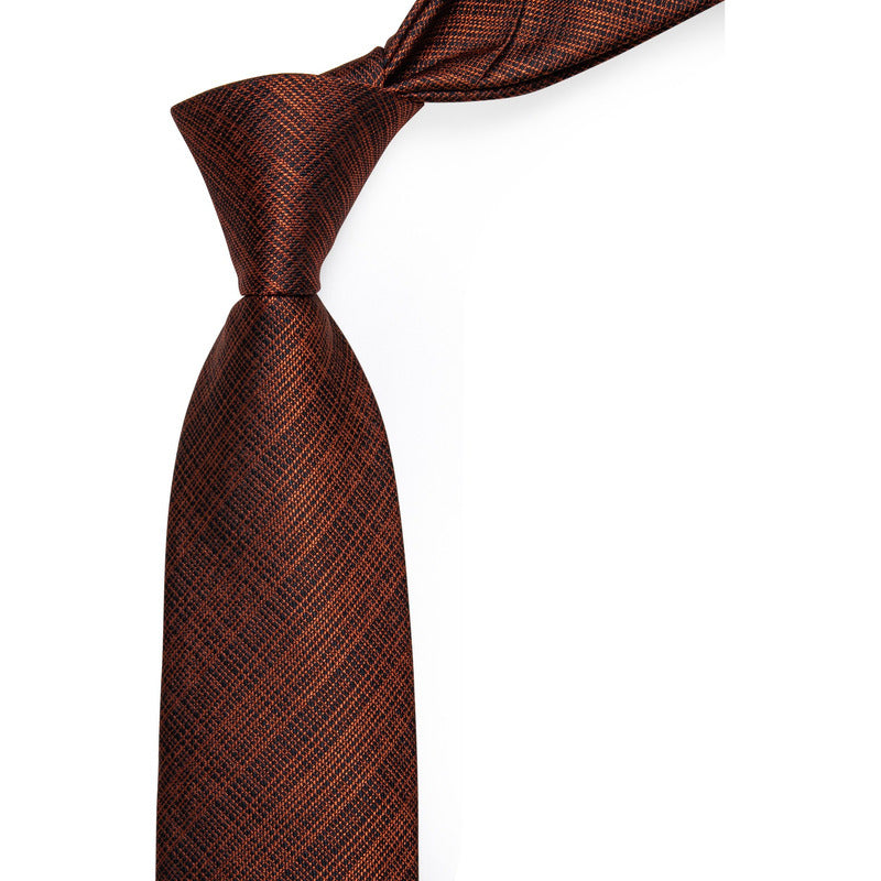 Set Corbata, Pañuelo Y Colleras Seda Luxher Mod Elegance