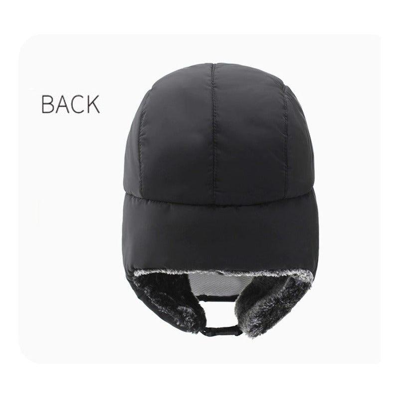 Gorro Térmico Lona Con Mascarilla Unisex Invierno Mod. Squad