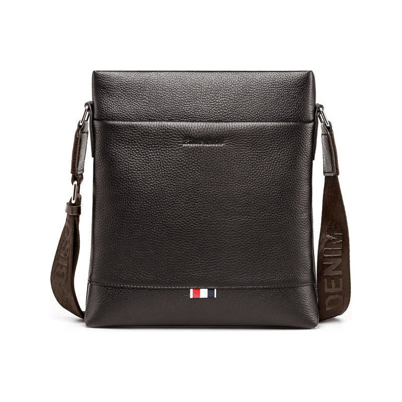 Bolso Bandolera Cuero Genuino Lujo Bison Denim Mod Mates