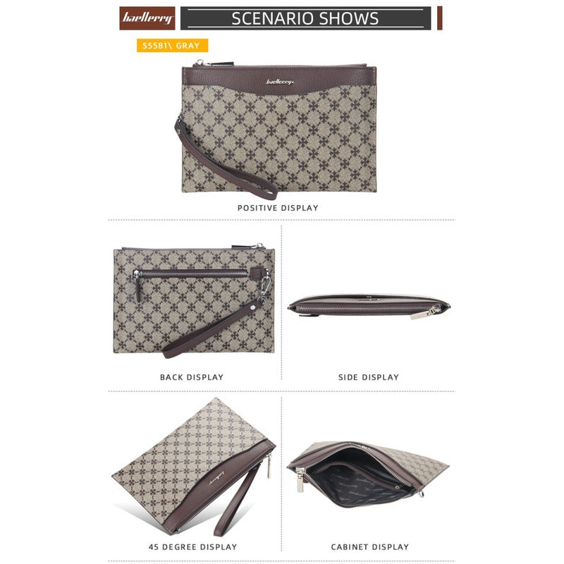 Billetera Bolso Elegante Cuero Pu Baellerry Mod. King