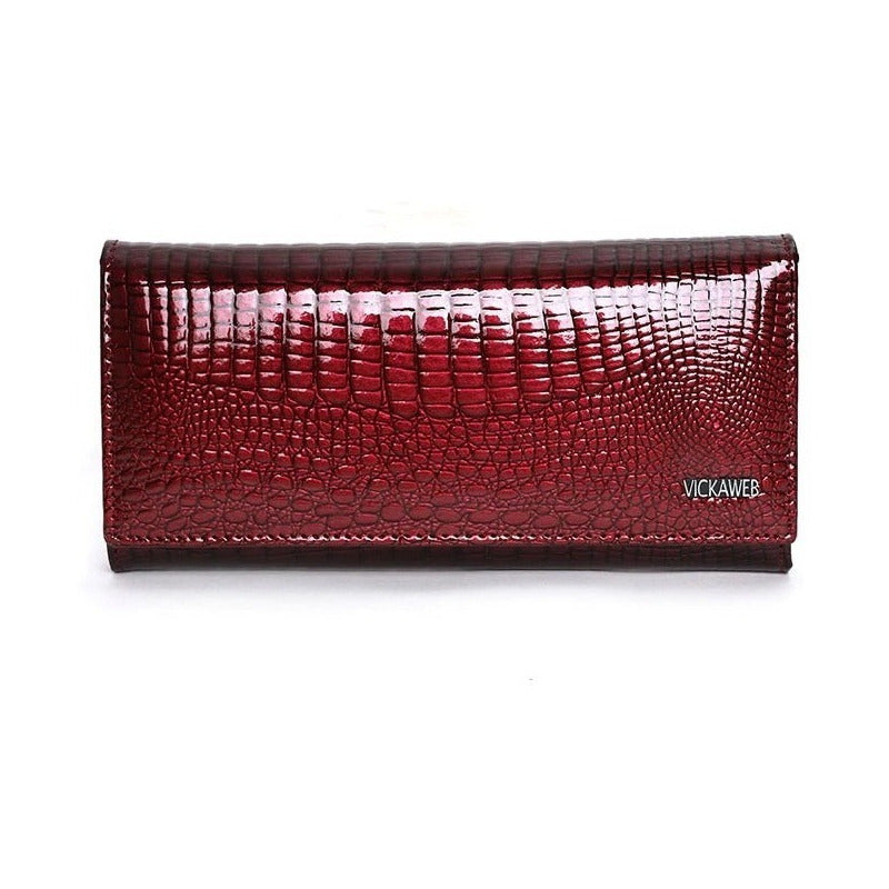 Billetera Larga Mujer Cuero Genuino Vickaweb Mod. Beauty
