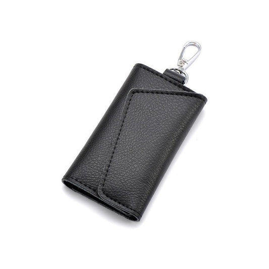 Estuche Portallaves Elegante Llavero Cuero Genuino Mod. Liss