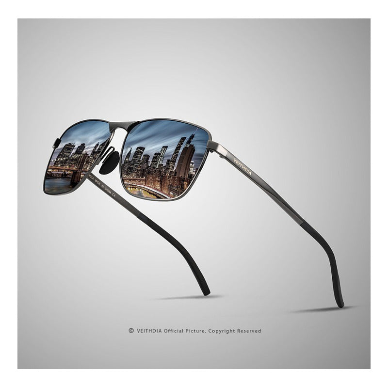 Lentes De Sol Polarizados Veithdia Protec Uv400 Mod Aviador