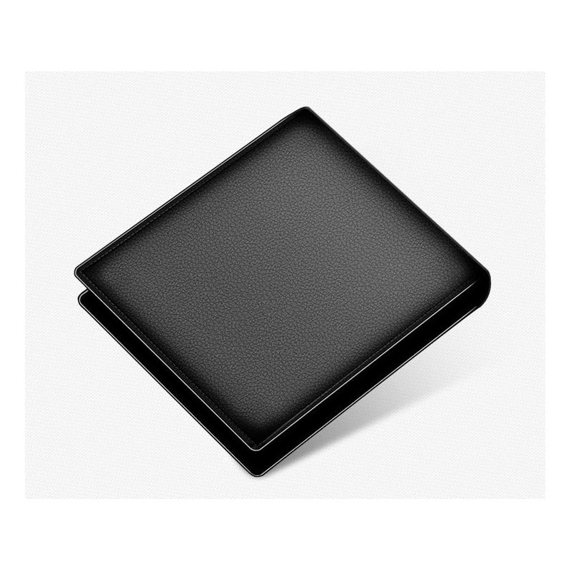 Billetera Cuero Genuino Lujo Bisom Denim