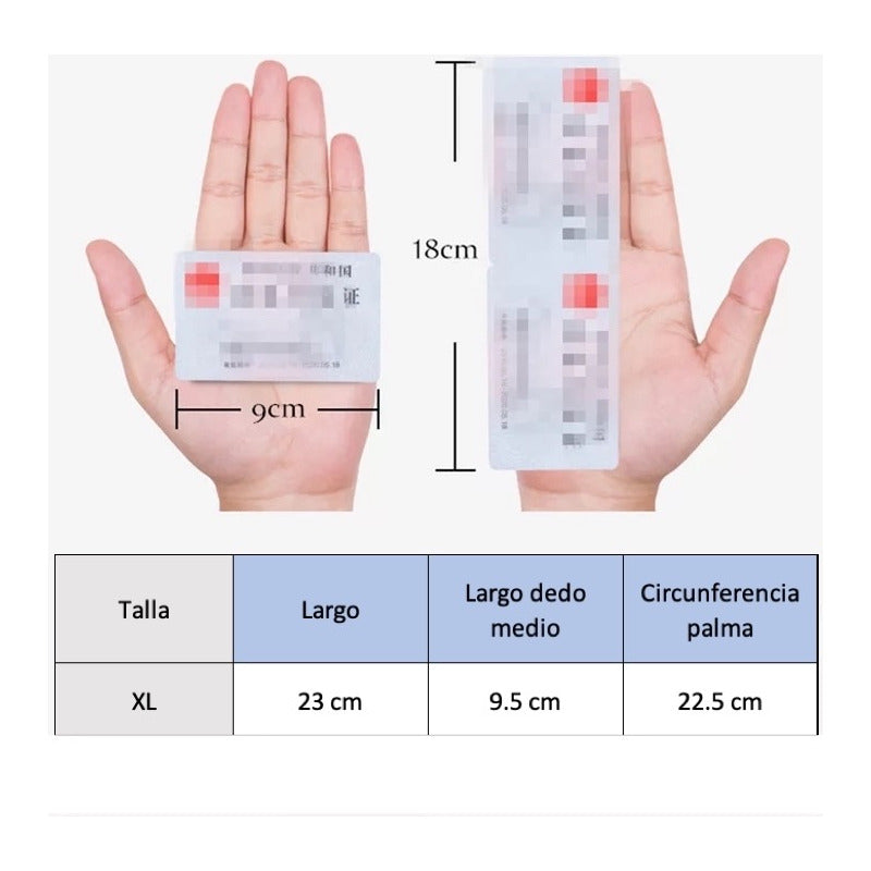 Guantes Invierno Luxher Hombre Cuero De Oveja Mod Obsidian