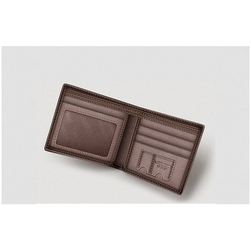 Billetera Cuero Genuino Lujo Laorentou