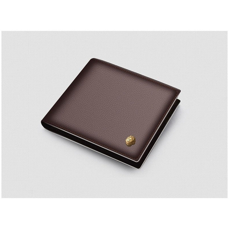 Billetera Cuero Genuino Lujo Laorentou