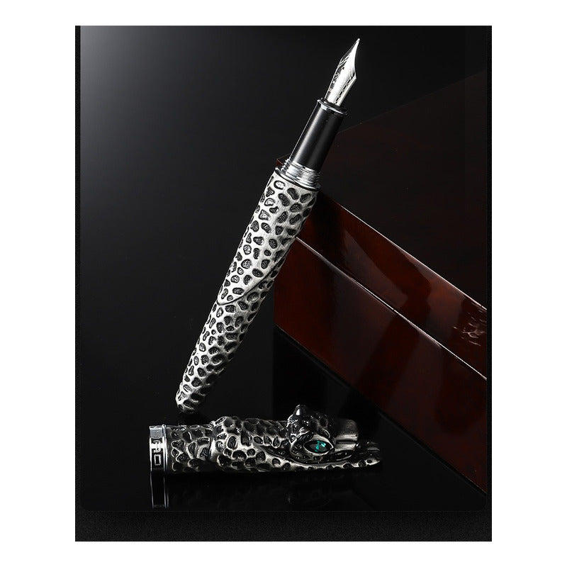 Pluma Estilográfica Jinhao Lujo Diseño De Animal Mod Leopard