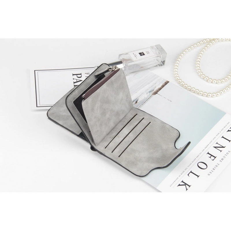 Billetera Corta Mujer Cuero Pu Baellerry Mod. Small