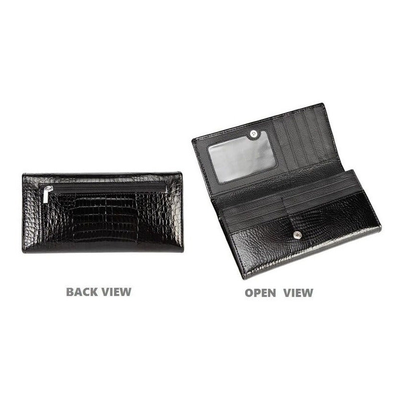 Billetera Larga Mujer Cuero Genuino Vickaweb Mod. Italy