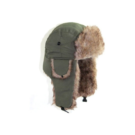 Gorro/gorro Ruso Unisex Cálido De Lona Invierno Mod. Aviador