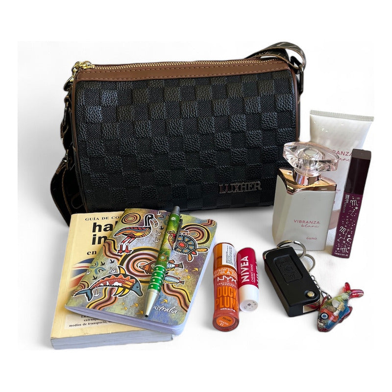 Cartera Luxher Moda Elegancia Eco Cuero Mod. Milán