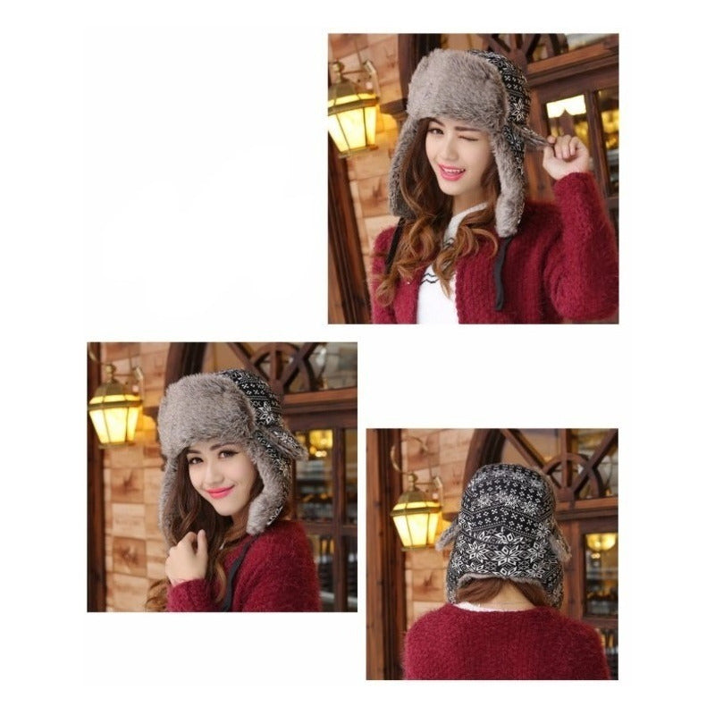 Gorro/gorro Ruso De Mujer Cálido Invierno Mod. Andes
