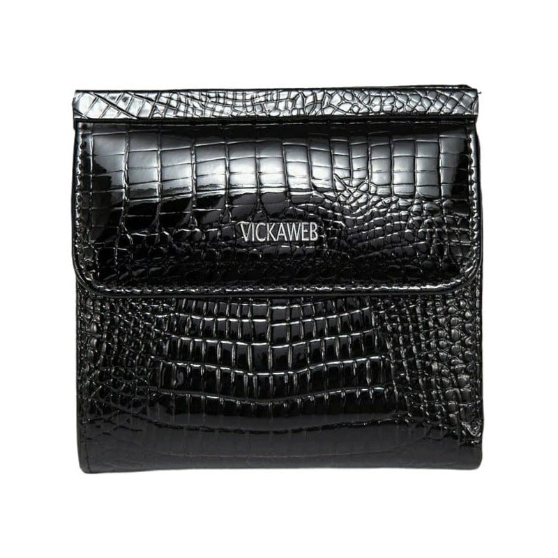 Billetera Corta Mujer Cuero Genuino Vickaweb Mod. Sunset