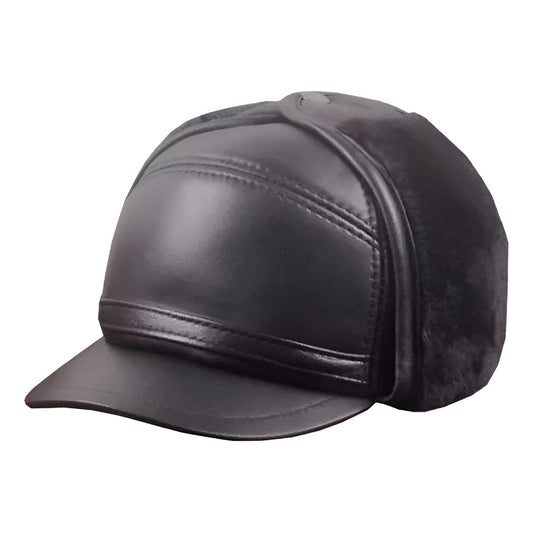 Gorro Ruso Cuero Genuino Piel De Oveja Laspezia Mod. Vals