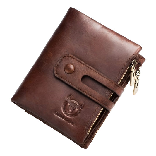Billetera Hombre Cuero Genuino Lujo Bull Captain Mod Beast