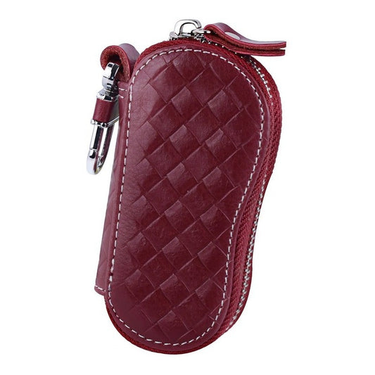 Estuche Porta Llaves Llavero De Cuero Genuino Mod. Guitar